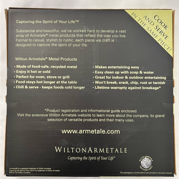 Vintage Wilton Armetale Reggae Chip and Dip Server, Round, 14-Inch - Picture 10 of 12